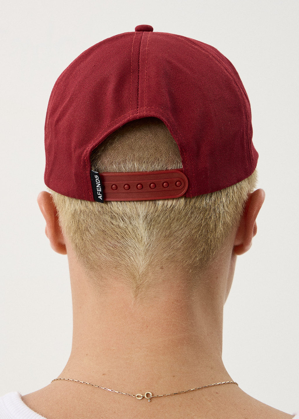 AFENDS Stem - Five Panel Cap - Cherry