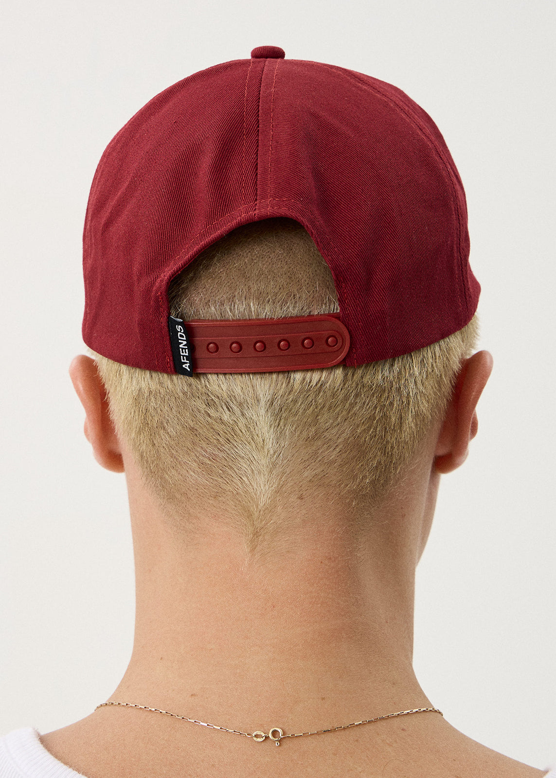 AFENDS Stem - Five Panel Cap - Cherry
