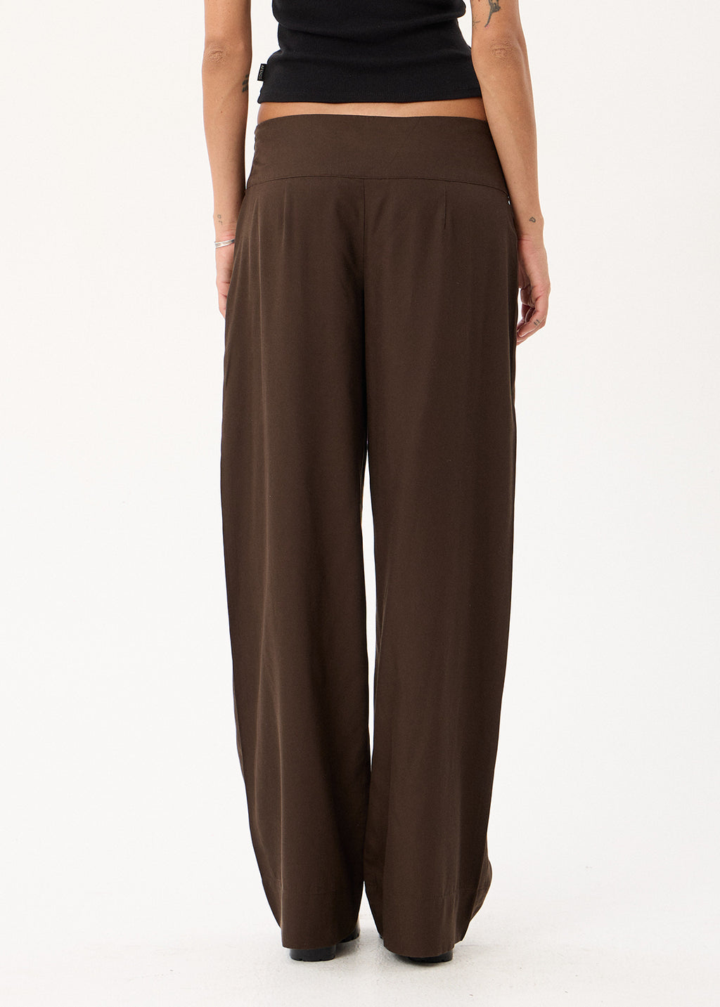 AFENDS Sofia - Wide Leg Pant - Coffee