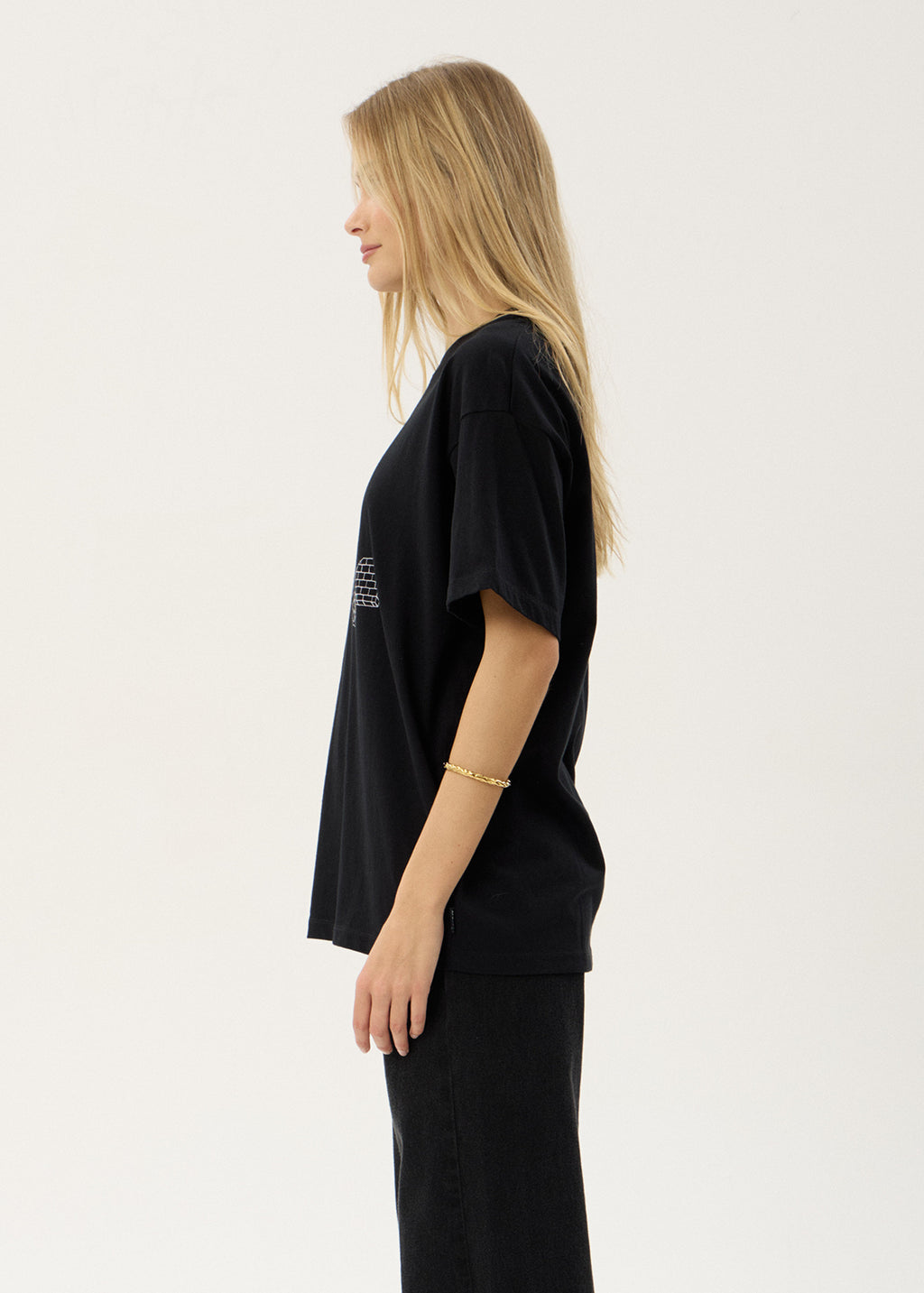 AFENDS Womens Unbound - Oversized Tee - Black