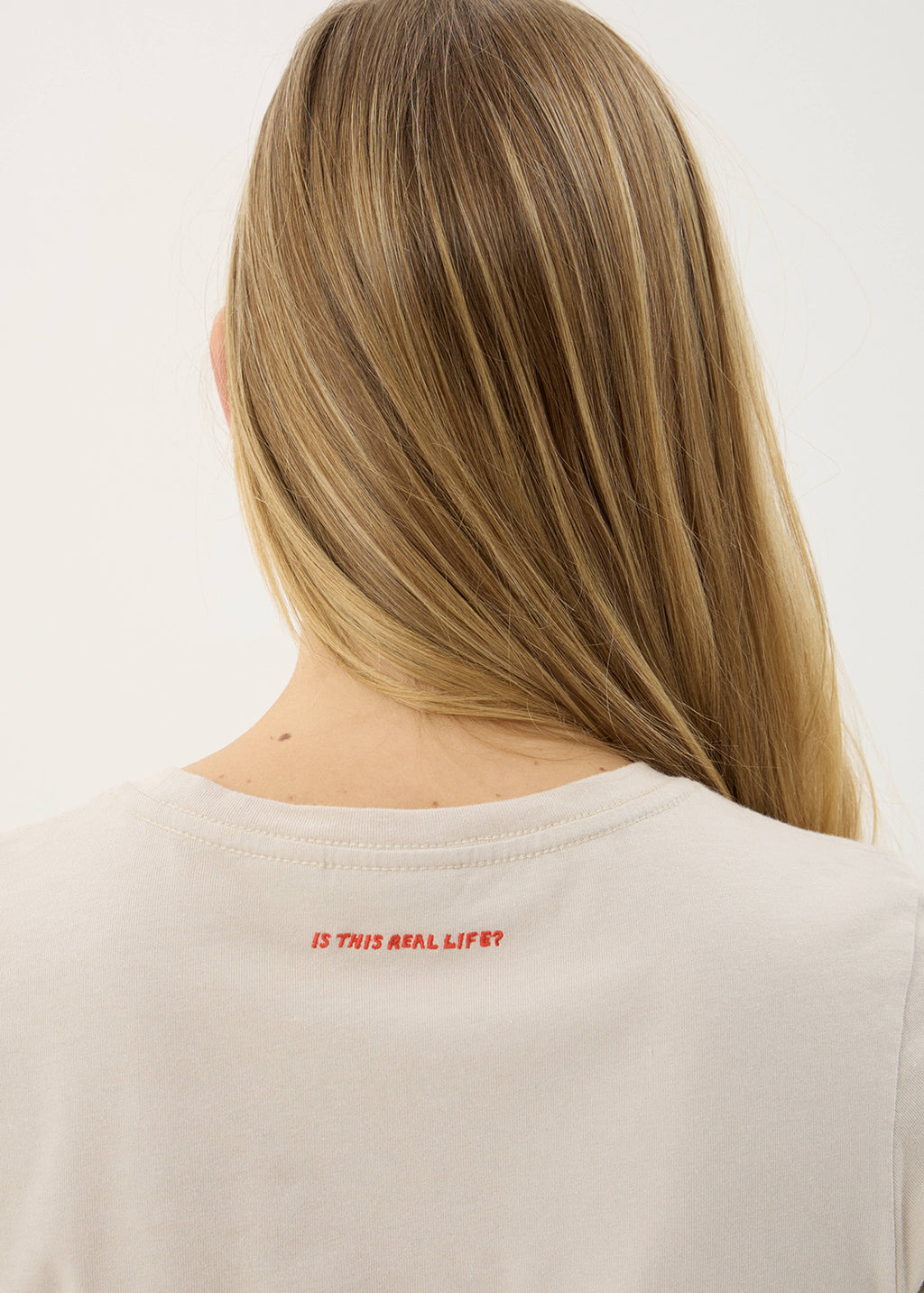 AFENDS Womens Subliminal - Baby Tee - Moonbeam