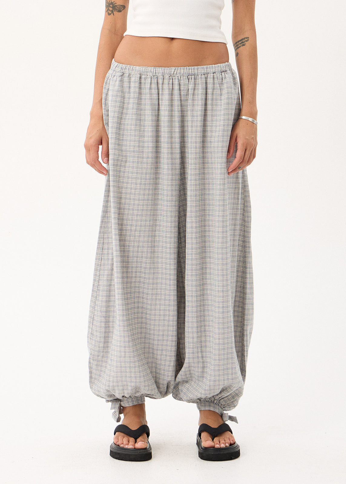 AFENDS Lyana - Balloon Pant - Silver Birch