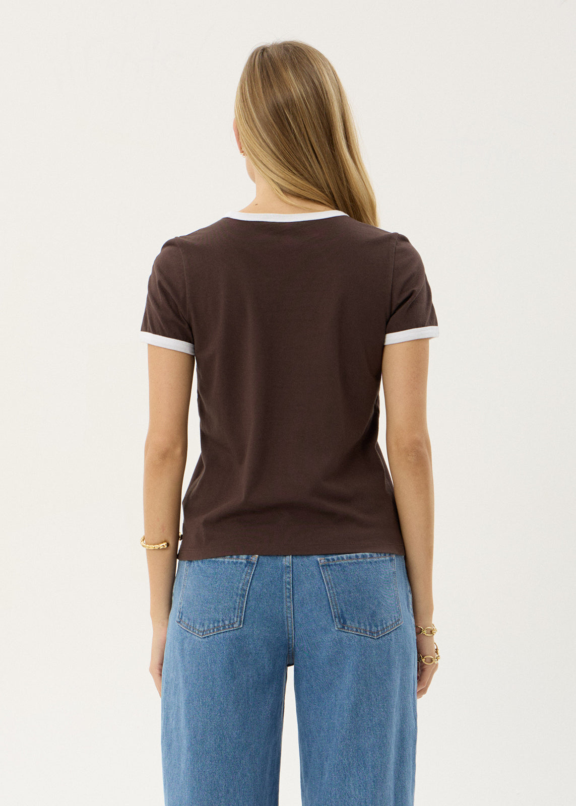AFENDS Womens Hellbound - Raglan Tee - Coffee
