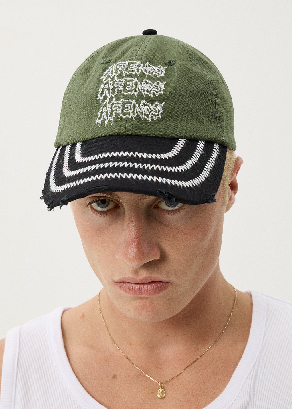AFENDS Repetition - Six Panel Cap - Cypress