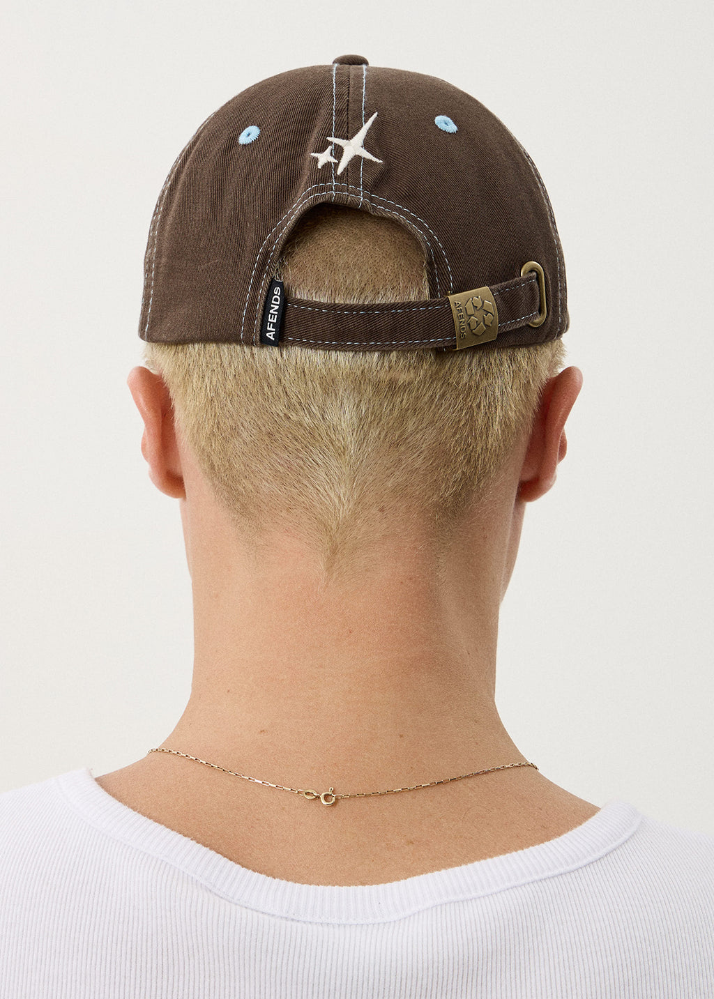 AFENDS Angie - Panelled Cap - Coffee