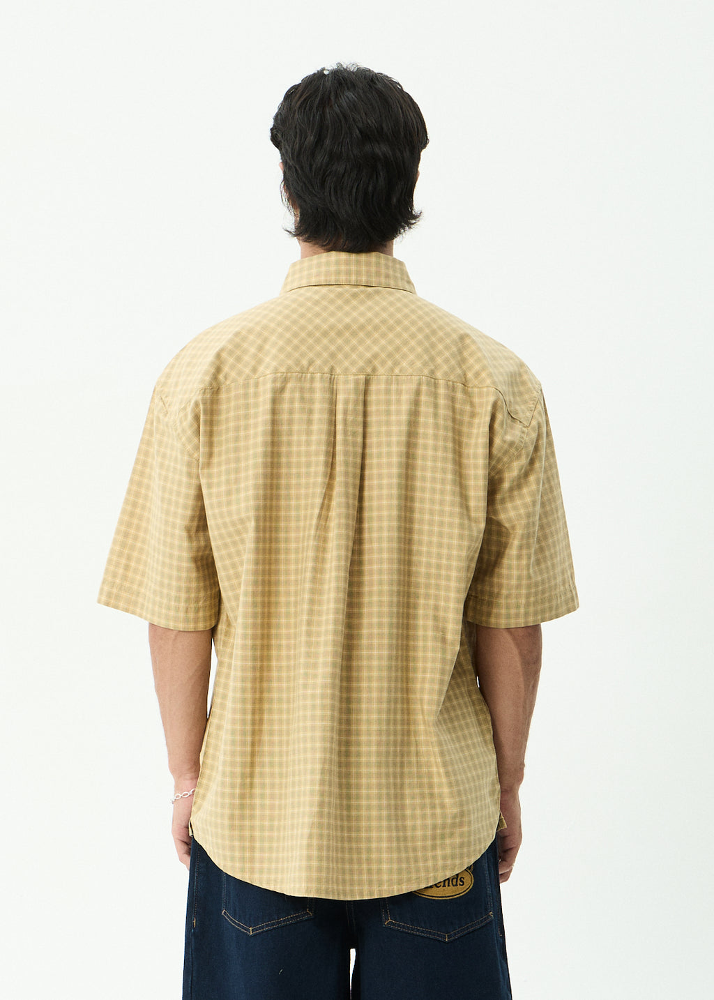 AFENDS Lo-Fi - Short Sleeve Shirt - Corn Check