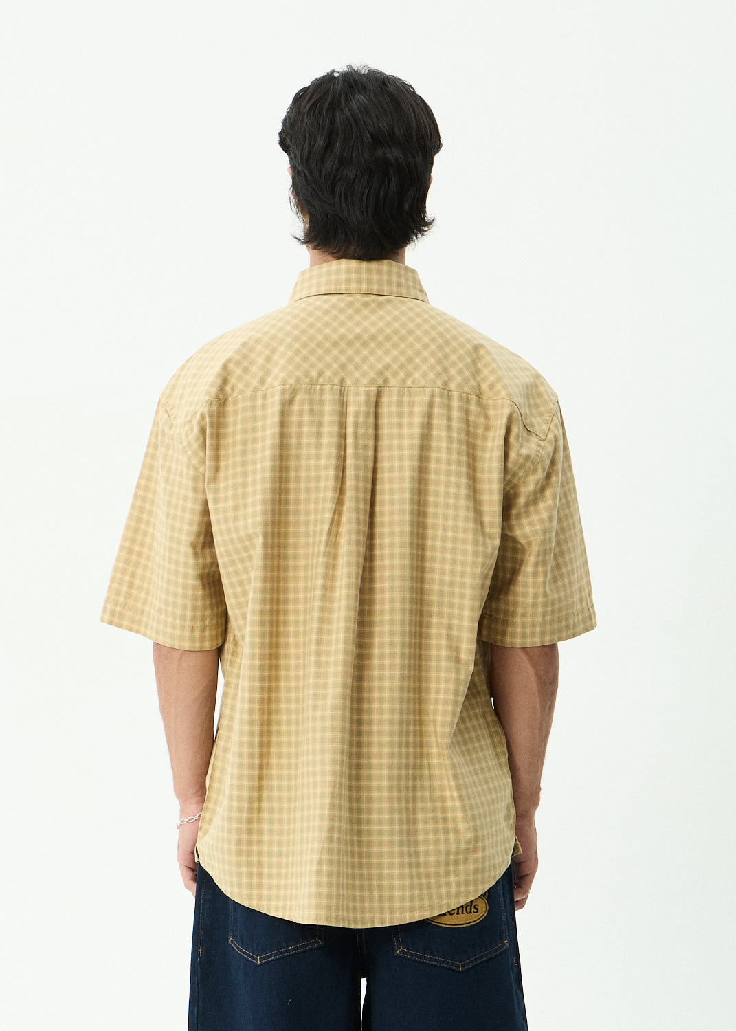 AFENDS Lo-Fi - Short Sleeve Shirt - Corn Check