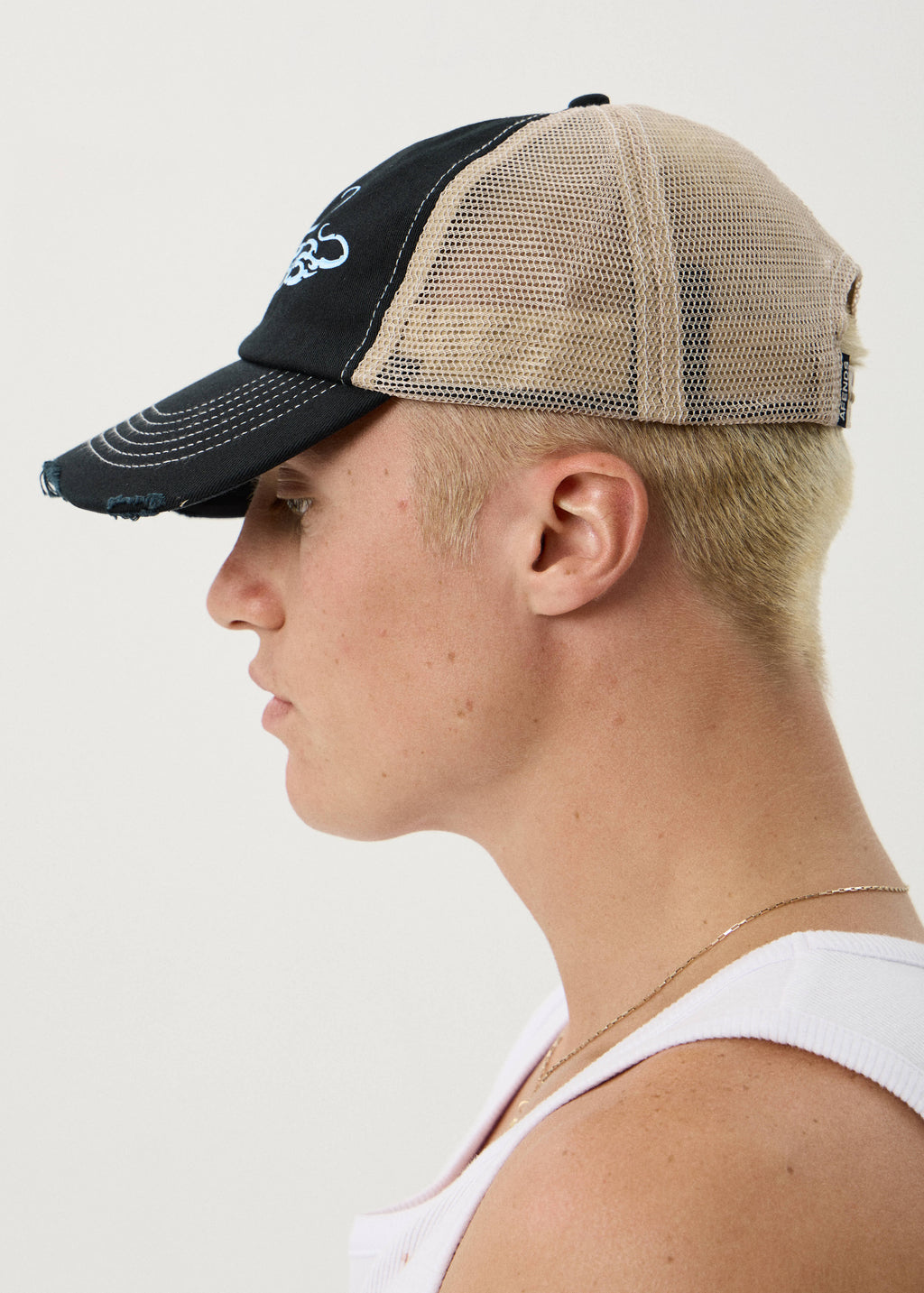 AFENDS Unisex Razor - Six Panel Mesh Cap - Black