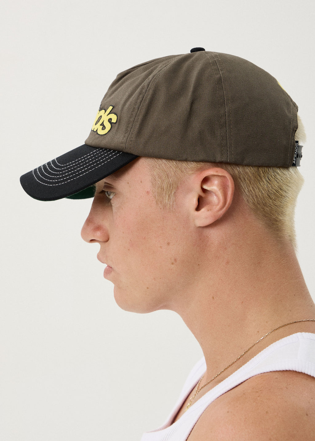 AFENDS Unisex Angel Boy - Five Panel Cap - Fossil