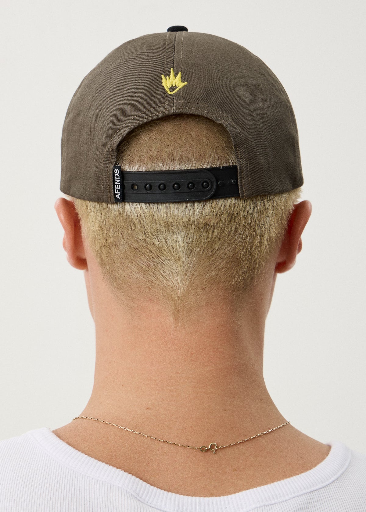 AFENDS Unisex Angel Boy - Five Panel Cap - Fossil
