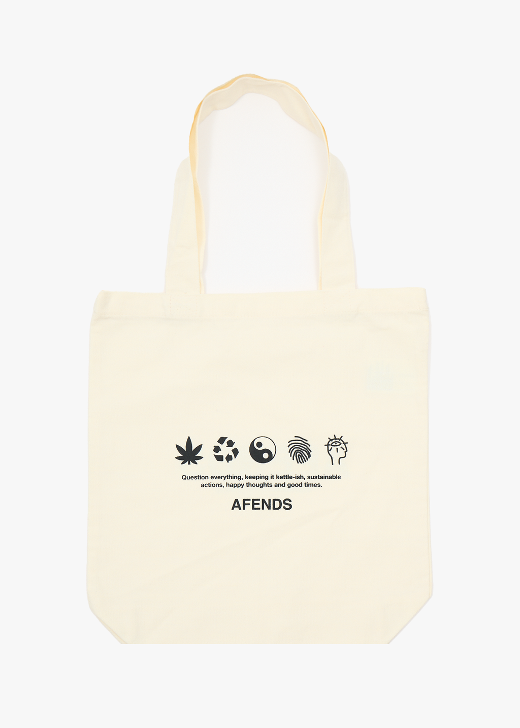 AFENDS Unisex Mission - Tote Bag - Natural