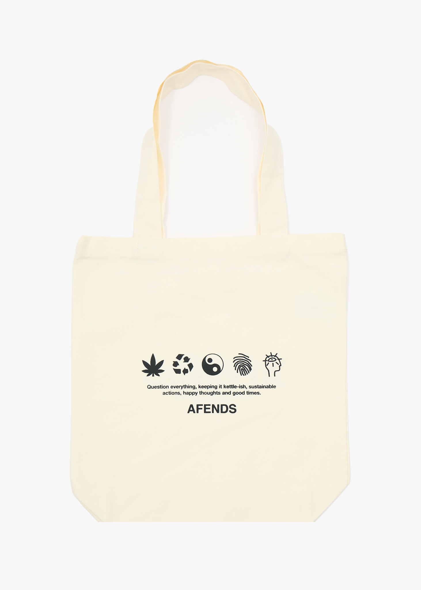AFENDS Unisex Mission - Tote Bag - Natural