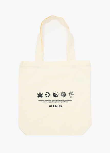 AFENDS Unisex Mission - Tote Bag - Natural