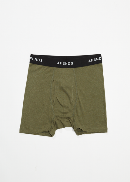 Afends Mens Absolute - Boxer Brief One Pack - Military - Afends AU.