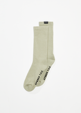 Afends Mens Everyday - Hemp Socks One Pack - Military - Afends mens everyday   hemp socks one pack   military 