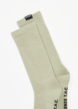 Afends Mens Everyday - Hemp Socks One Pack - Military - Afends mens everyday   hemp socks one pack   military 