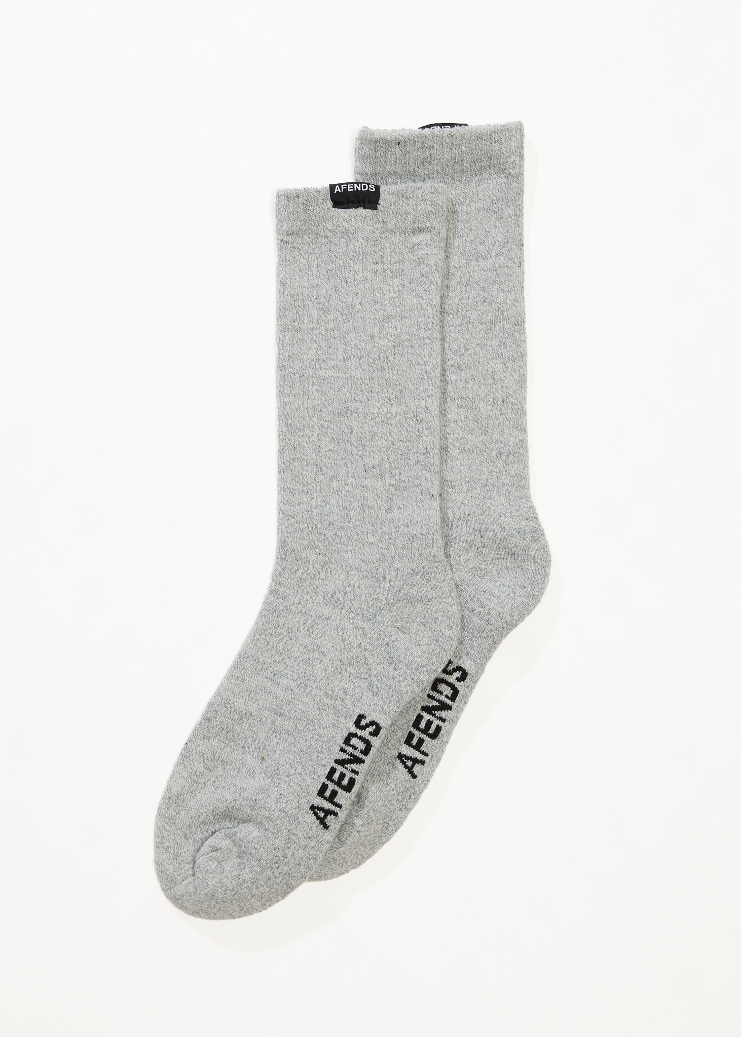 AFENDS Mens Everyday - Socks One Pack - Shadow Grey Marle