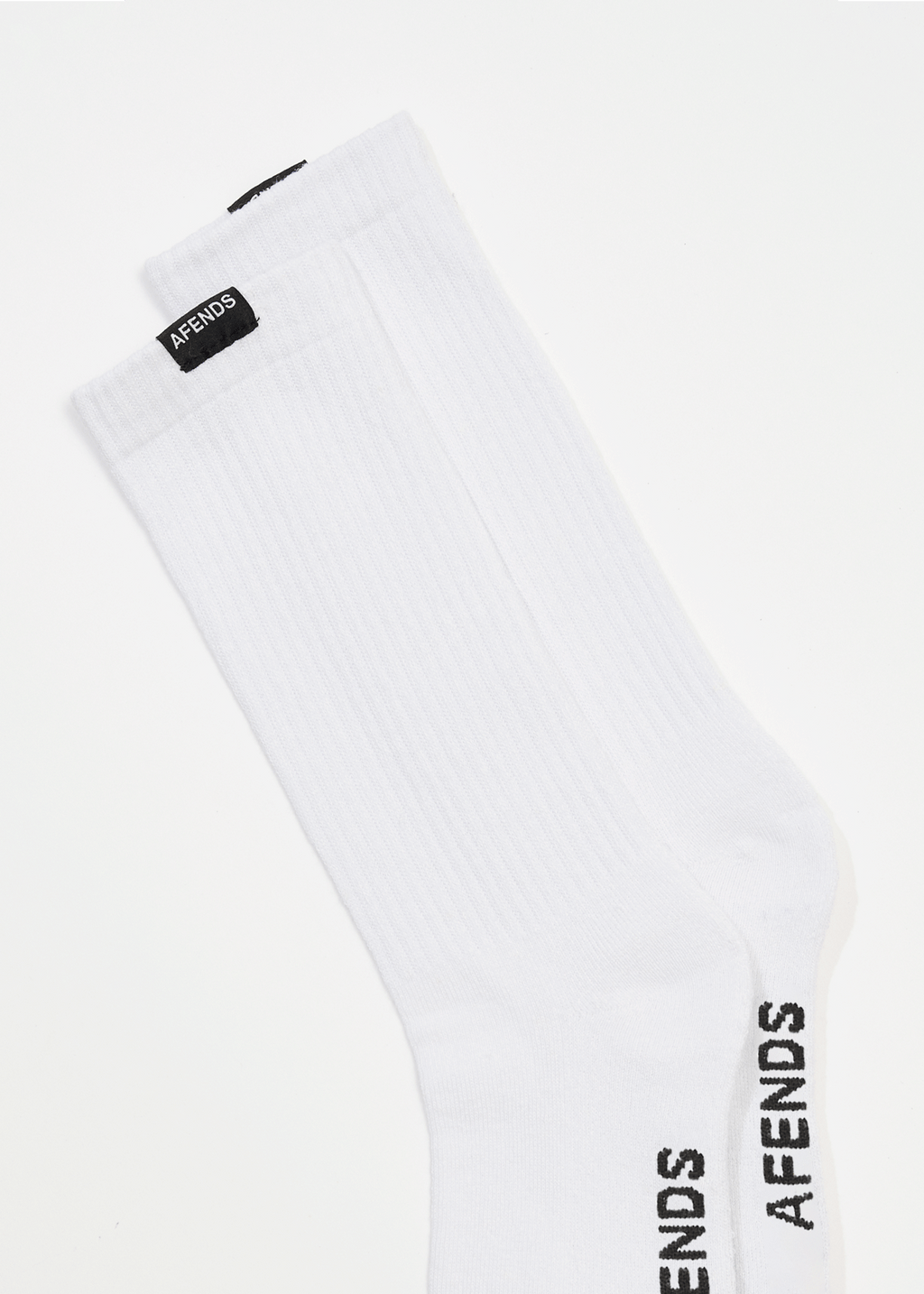AFENDS Mens Everyday - Socks One Pack - White