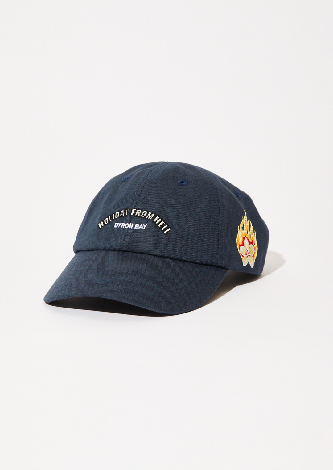 AFENDS Mens Holiday Six Panel Cap Navy