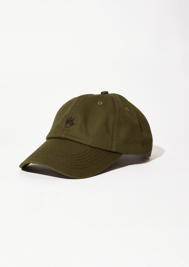 Afends Mens Core - Recycled Six Panel Cap - Military