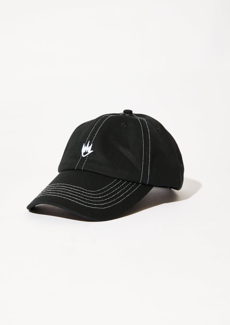 AFENDS Mens Core - Six Panel Cap - Stone Black