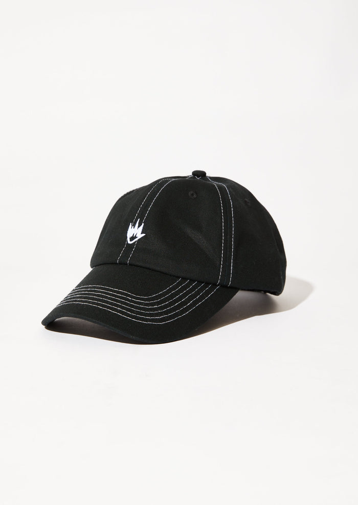 Afends Mens Core - Recycled Six Panel Cap - Black 