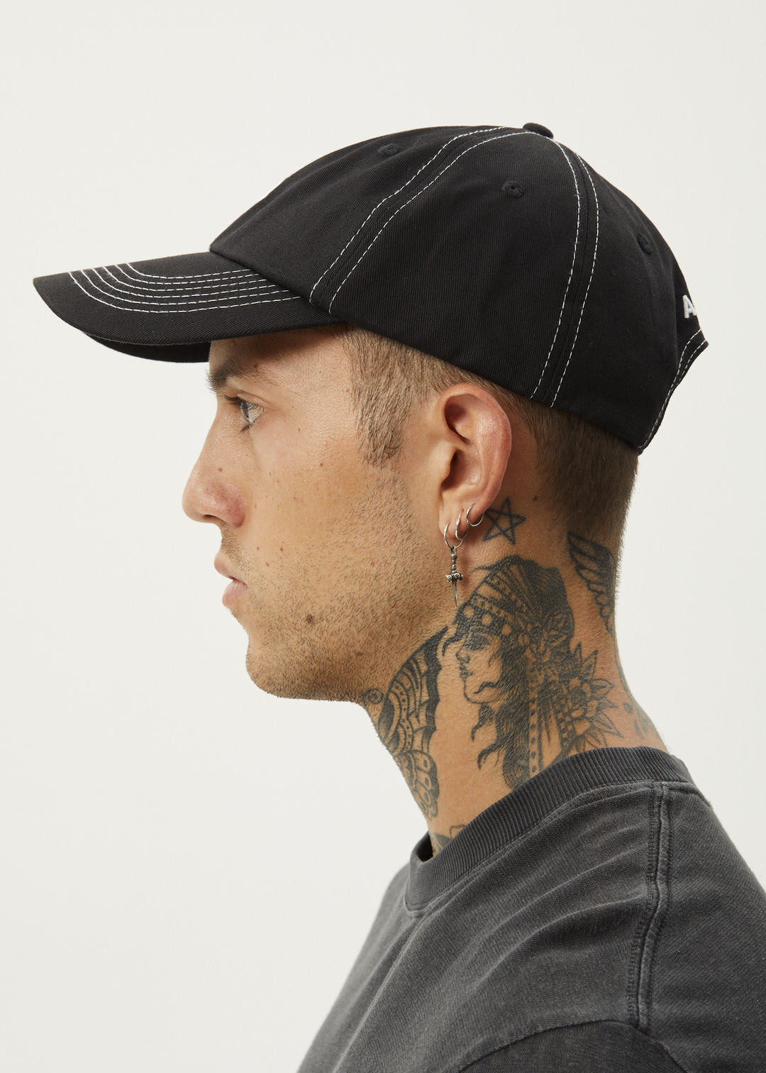 AFENDS Mens Core - Six Panel Cap - Black 