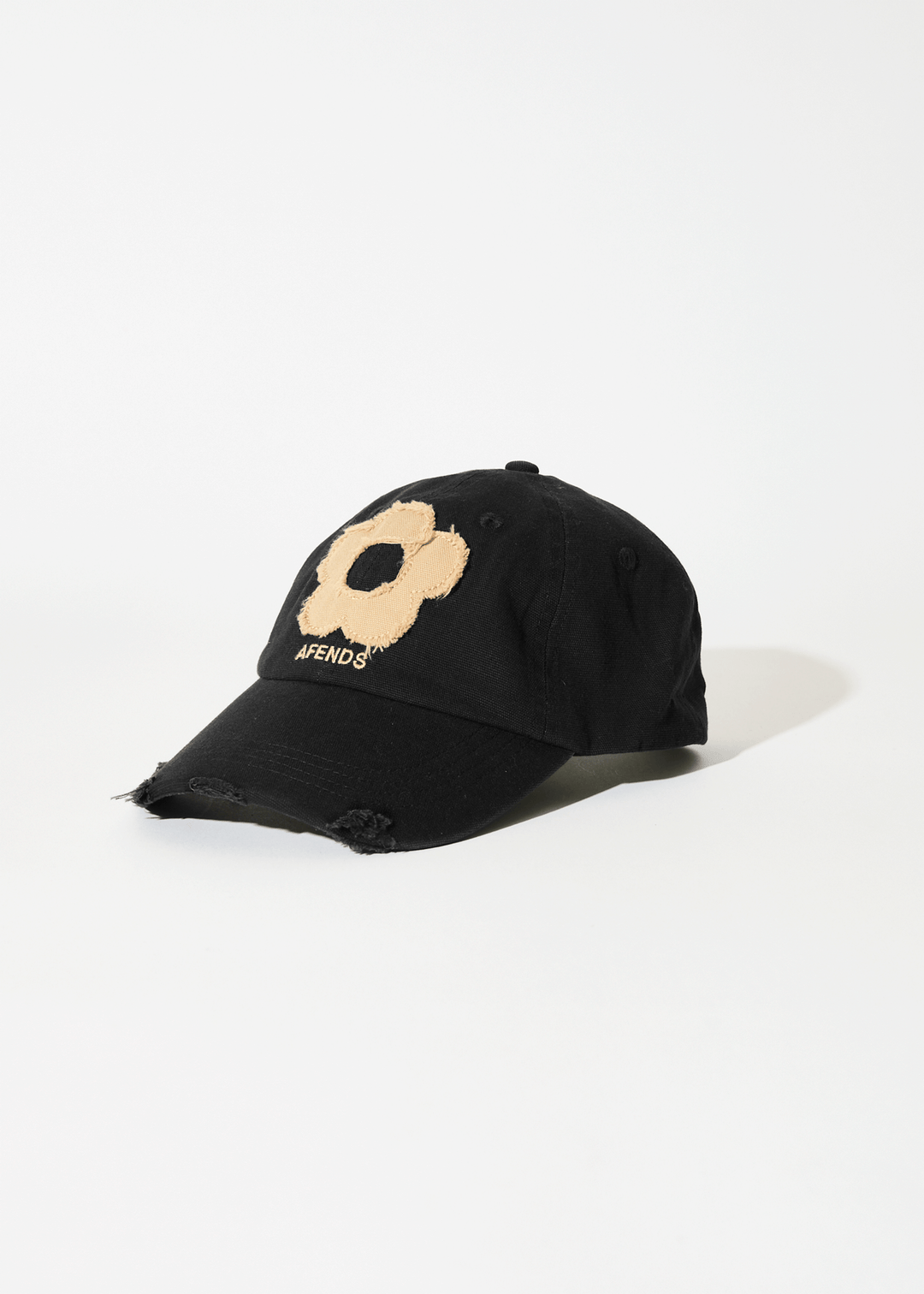 AFENDS Womens Bloom - Panelled Cap - Black / Tan