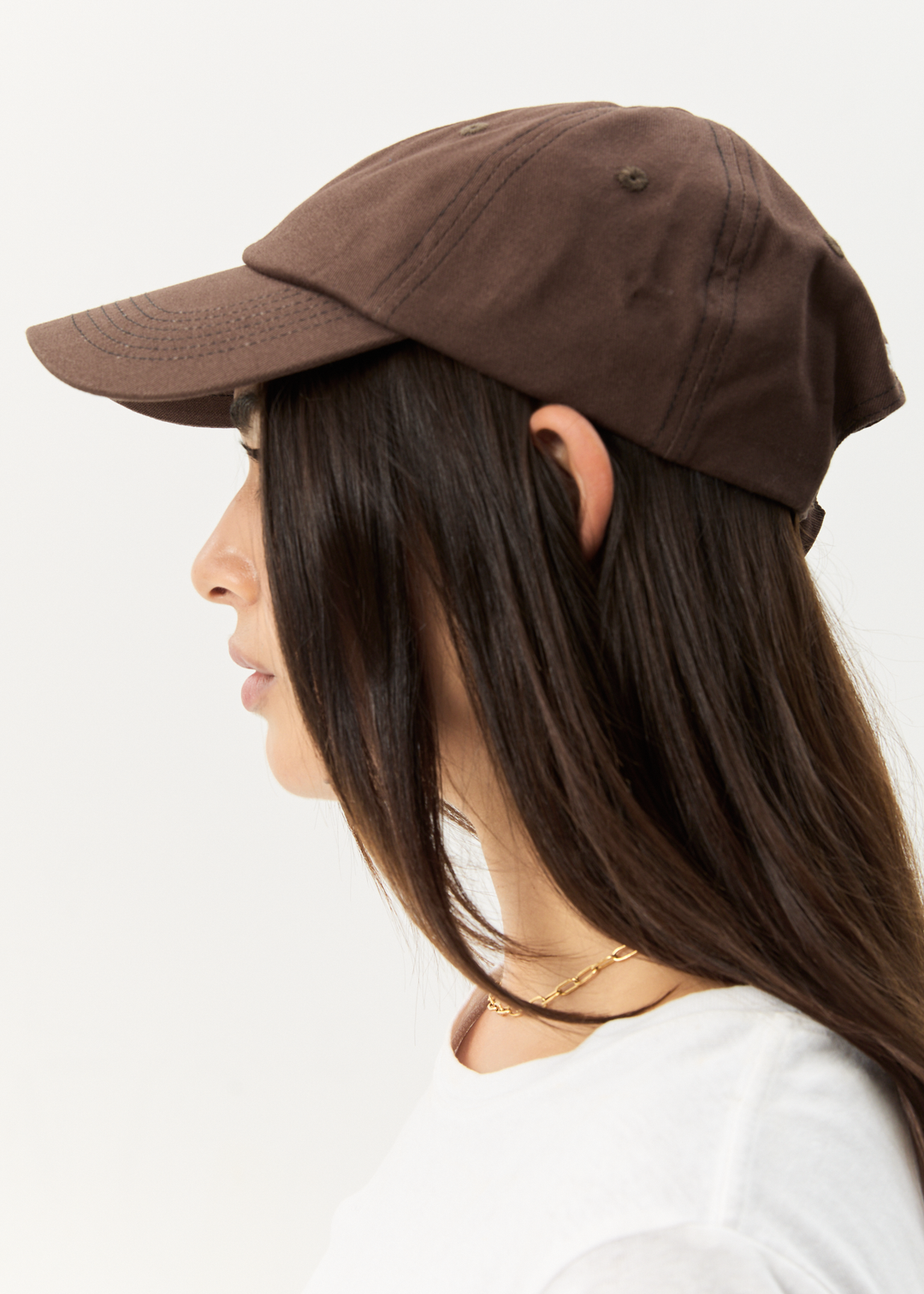 AFENDS Mens Core - Six Panel Cap - Coffee