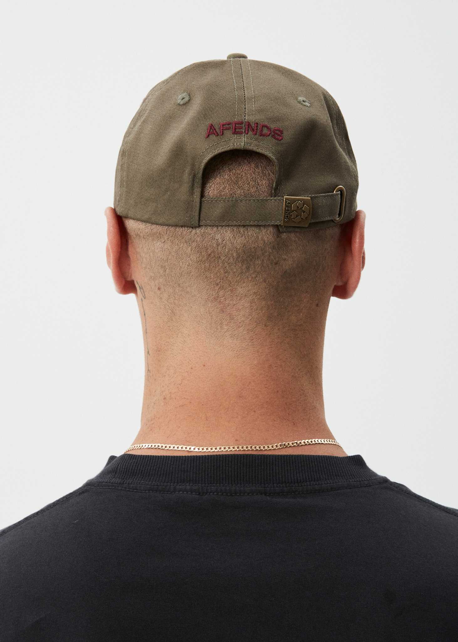 AFENDS Mens Core - Six Panel Cap - Fossil