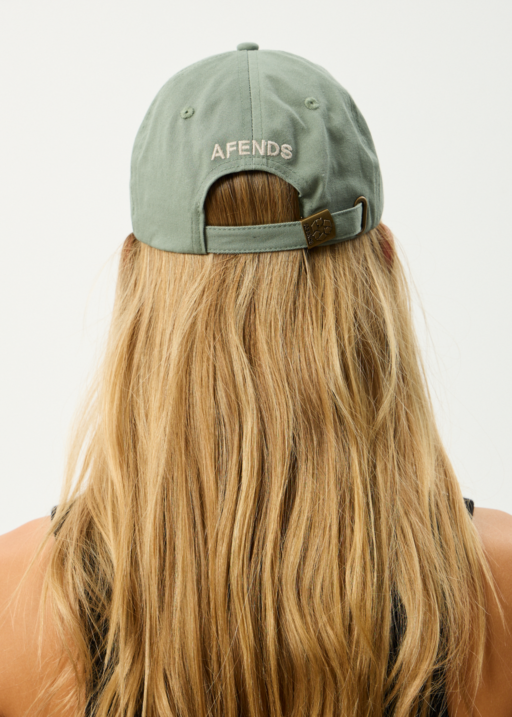 AFENDS Mens Core - Six Panel Cap - Oil Green