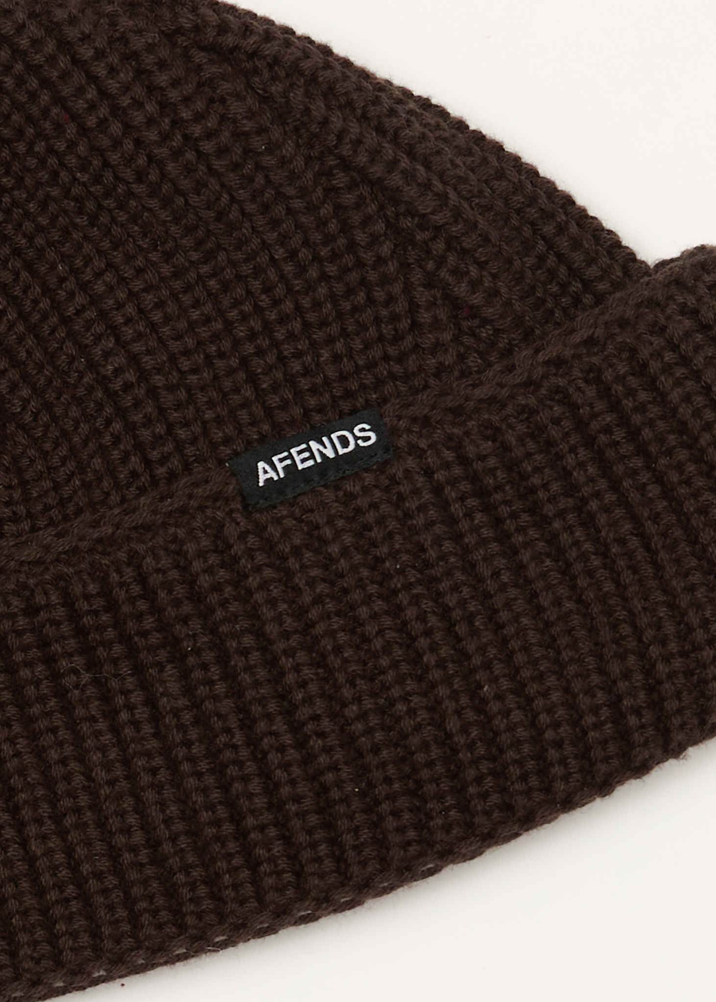 AFENDS Mens Thc - Wharfie Beanie - Coffee