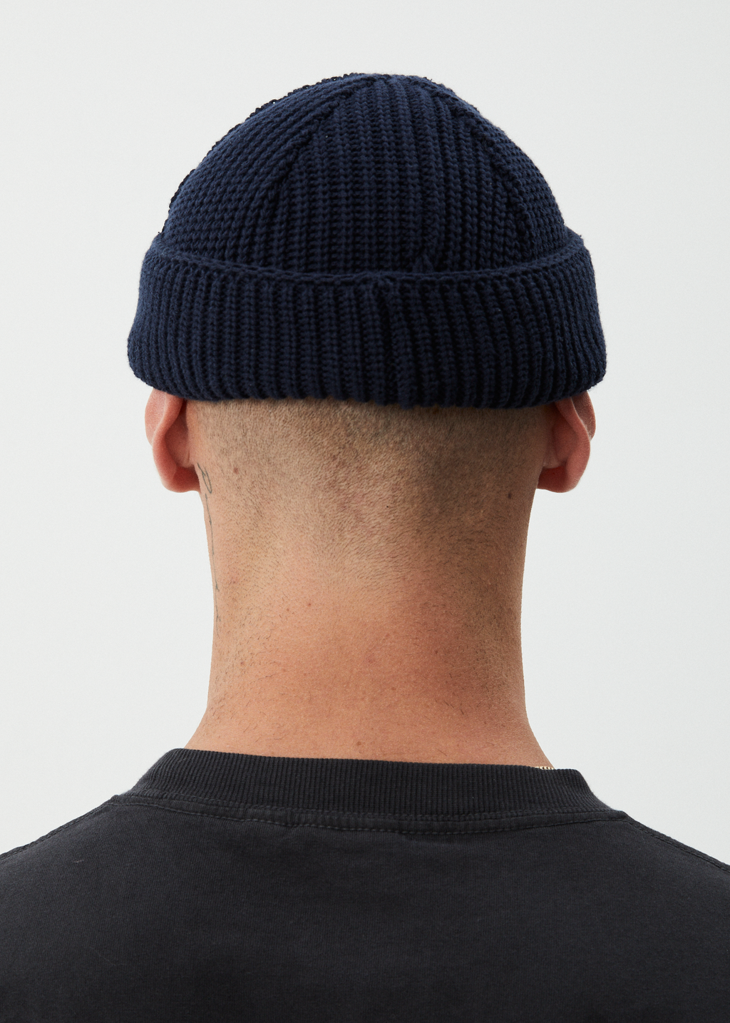 AFENDS Mens Thc - Wharfie Beanie - Deep Sea
