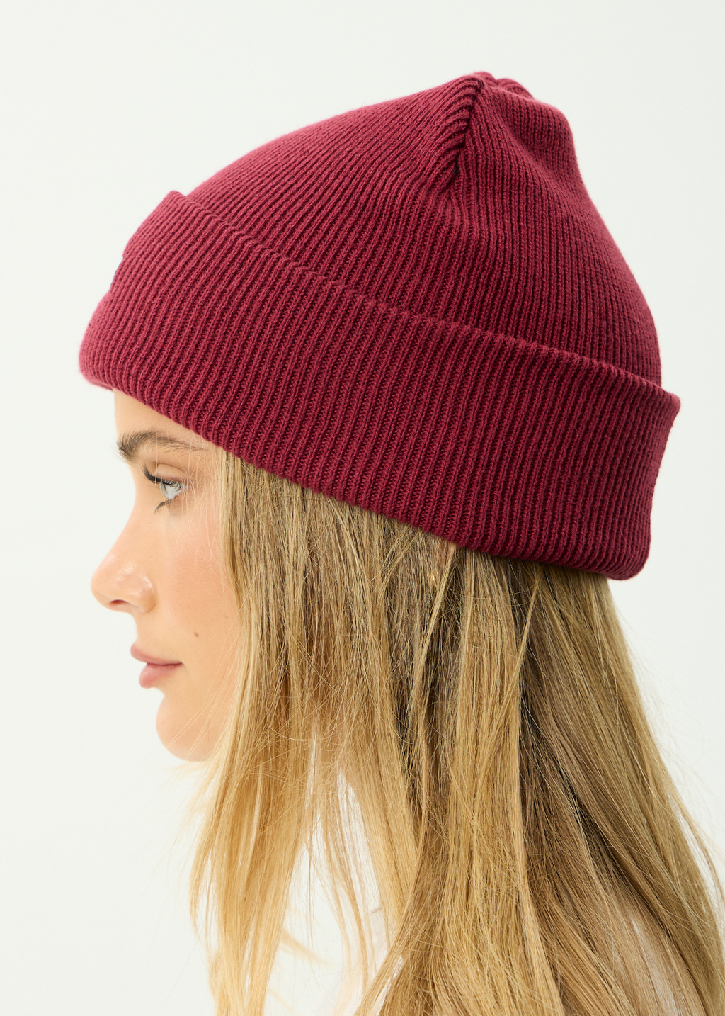 AFENDS Mens Hometown - Beanie - Burgundy