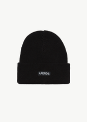 AFENDS Mens Hometown Beanie Black