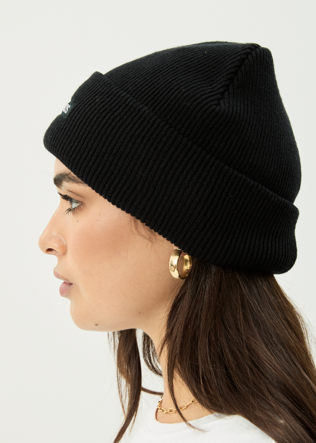 AFENDS Unisex Hometown - Knit Beanie - Black