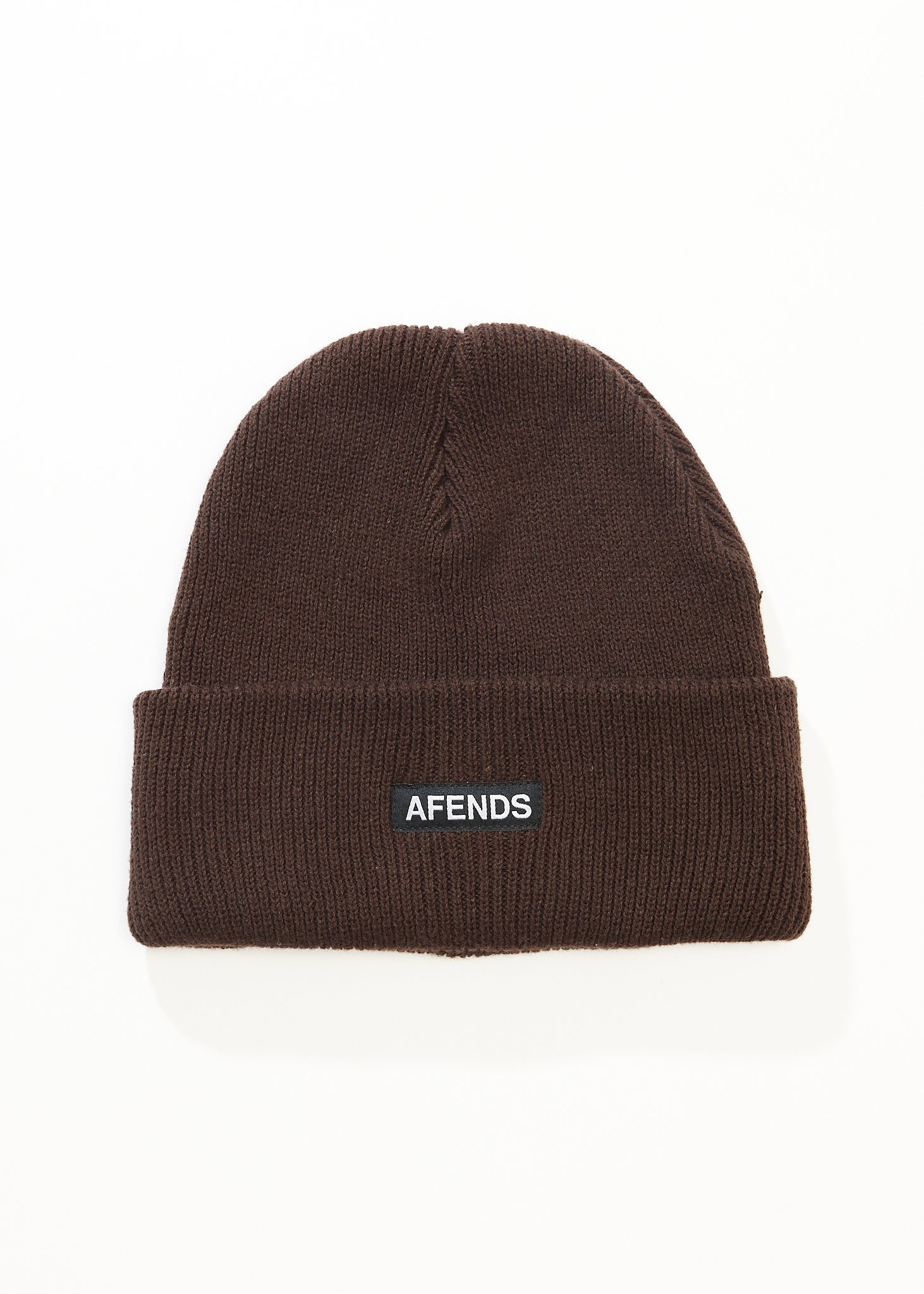 AFENDS Mens Hometown - Knit Beanie - Coffee