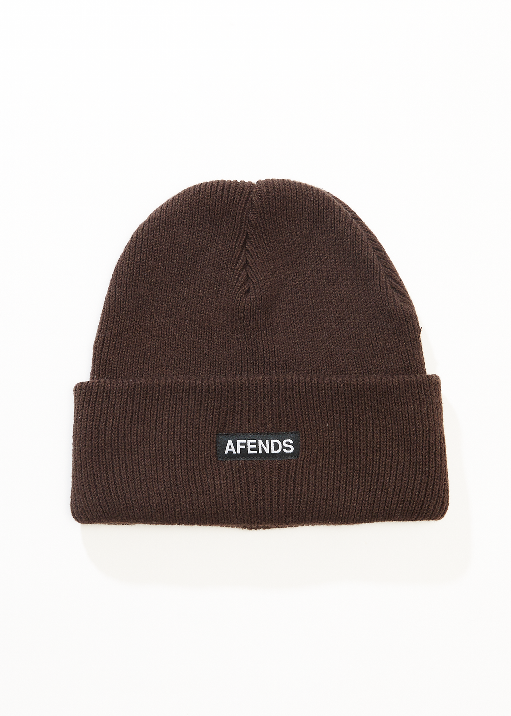 AFENDS Mens Hometown - Knit Beanie - Coffee
