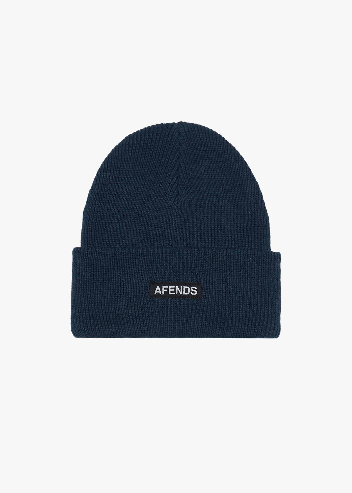 AFENDS Mens Hometown - Knit Beanie - Navy