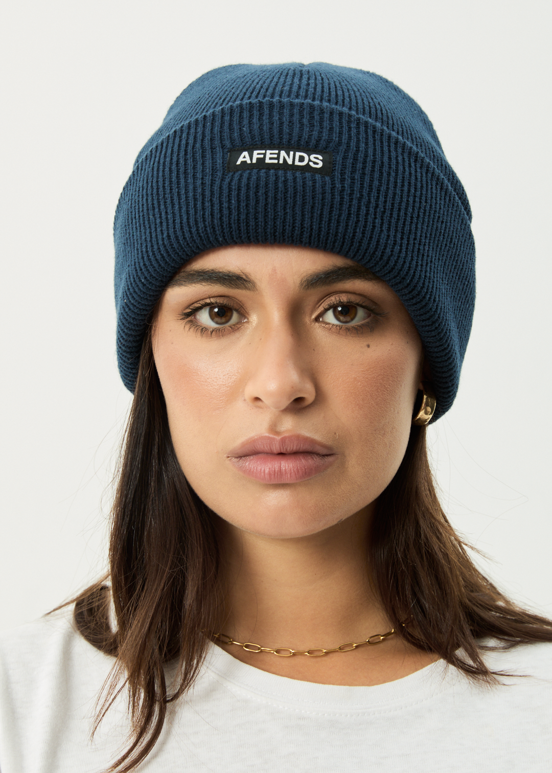 AFENDS Mens Hometown - Beanie - Navy