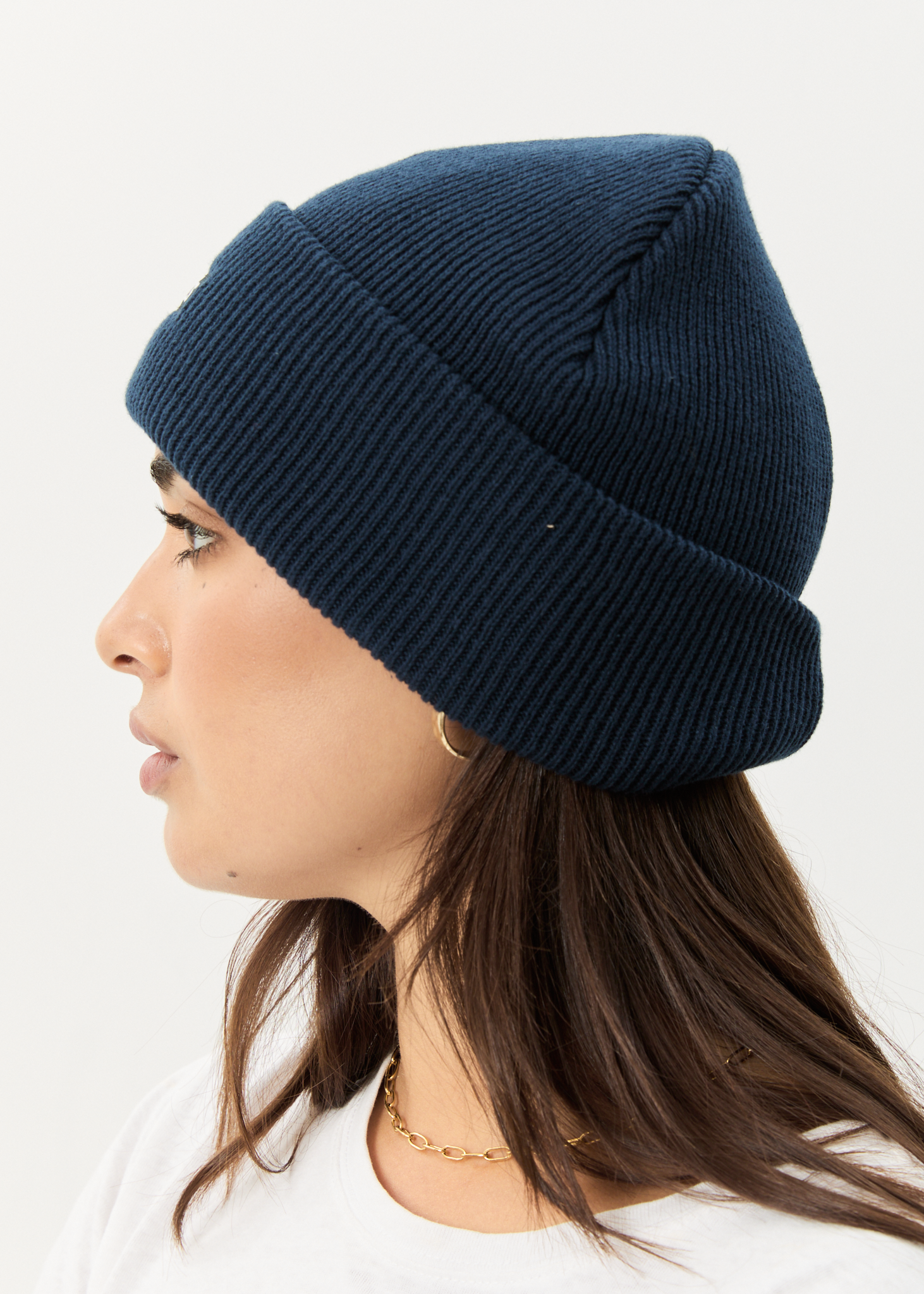 AFENDS Mens Hometown - Knit Beanie - Navy