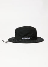 Afends Mens Outline - Recycled Bucket Hat - Black - Afends mens outline   recycled bucket hat   black 