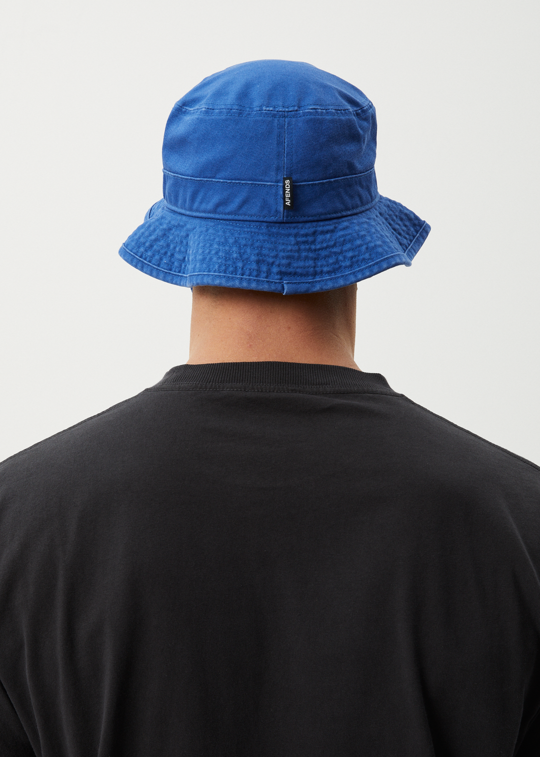 AFENDS Mens Flame - Bucket Hat - Marlin 