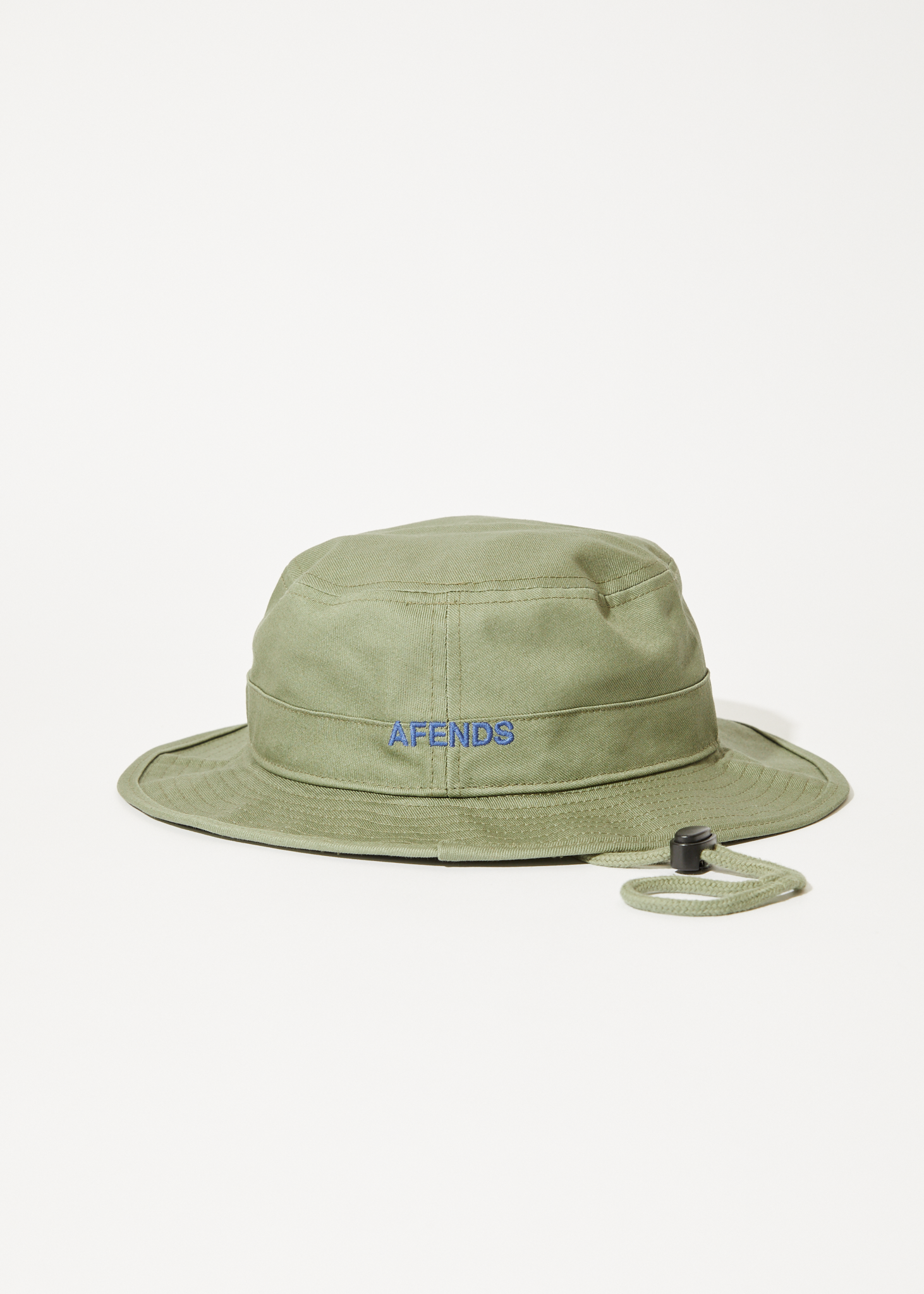 AFENDS Mens Flame - Bucket Hat - Olive 