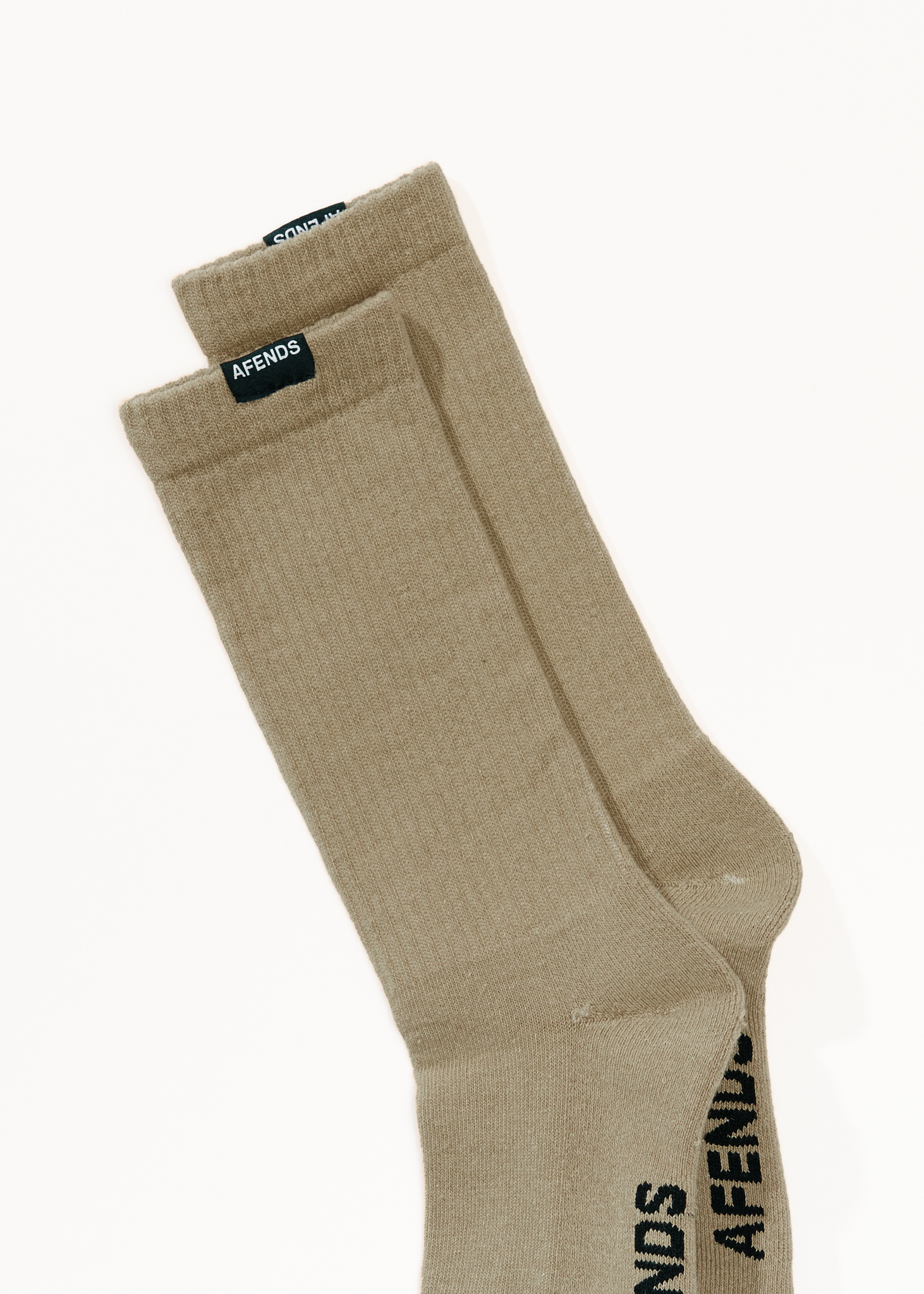 AFENDS Mens Everyday - Socks One Pack - Fossil