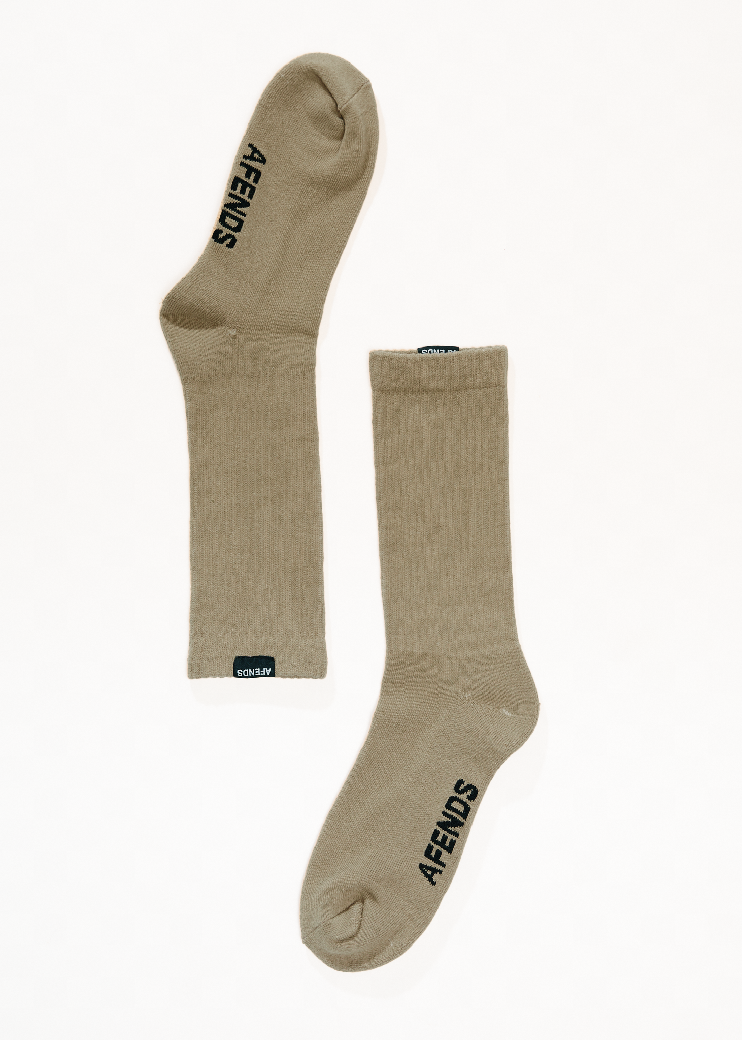 AFENDS Mens Everyday - Socks One Pack - Fossil