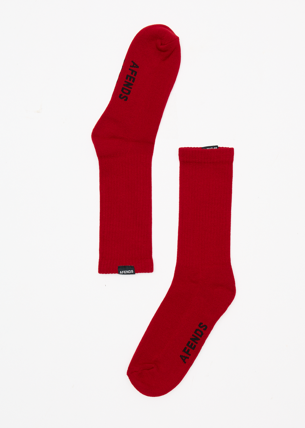 AFENDS Mens Everyday - Socks One Pack - Ketchup