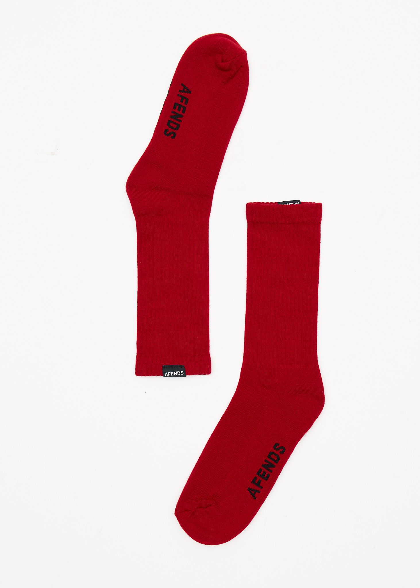 AFENDS Mens Everyday - Socks One Pack - Ketchup