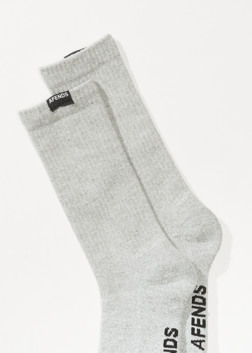 AFENDS Mens Everyday - Socks One Pack - Shadow Grey Marle
