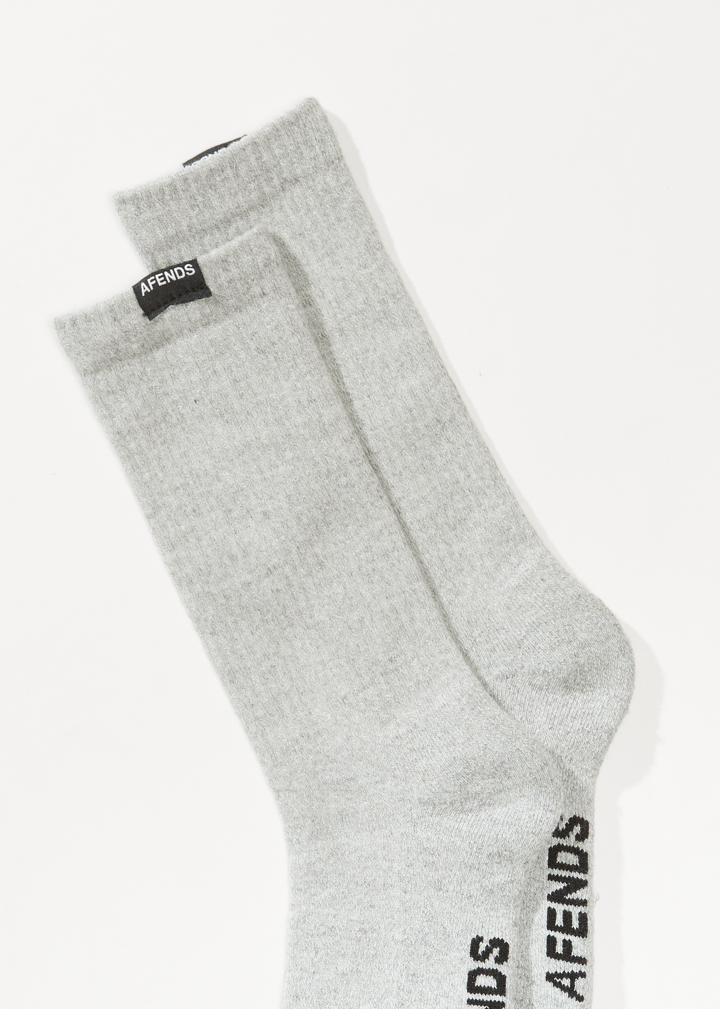 AFENDS Mens Everyday - Socks One Pack - Shadow Grey Marle